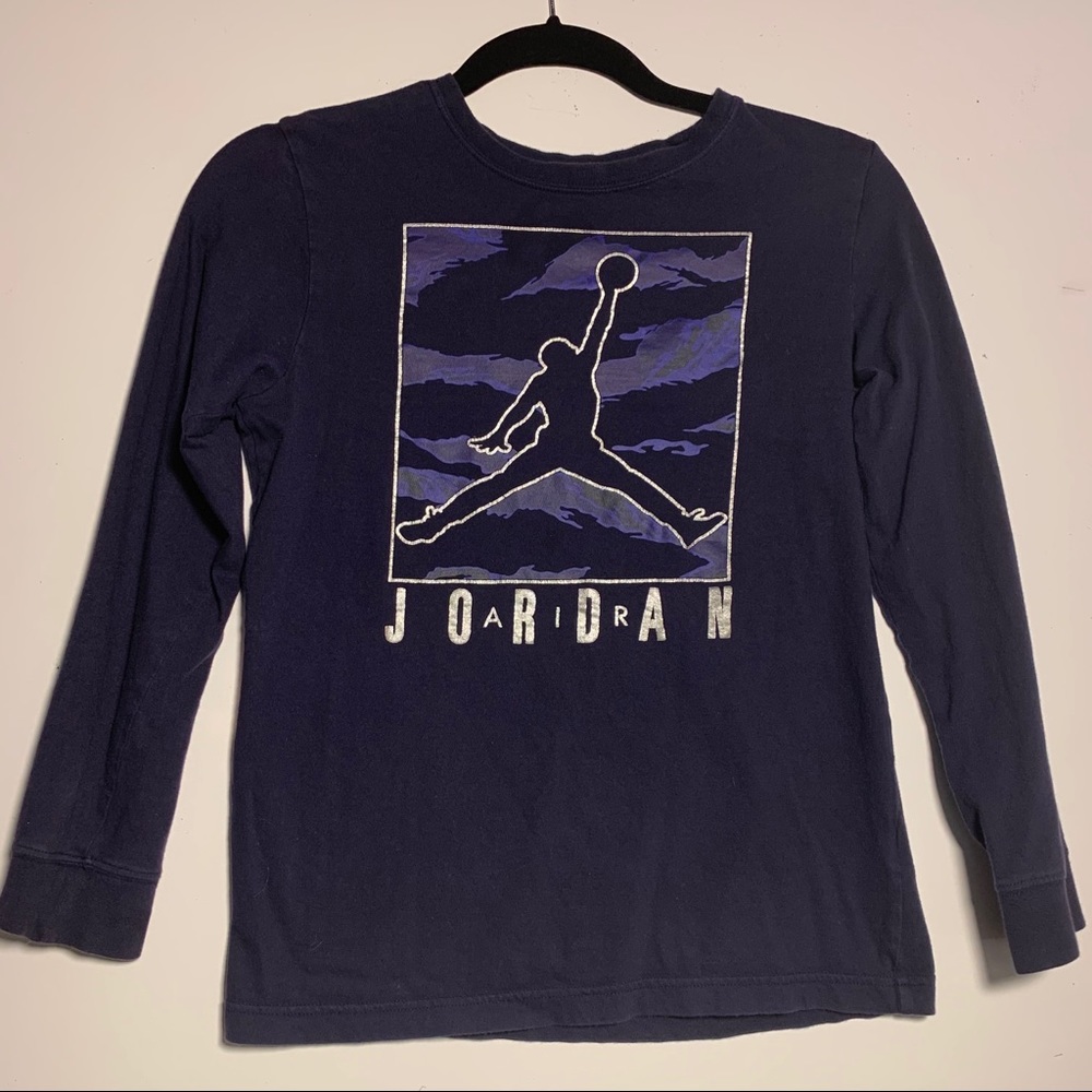 Air Jordan boys long sleeve tee 100% cotton